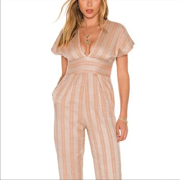L Space Capistrano stripe Jumper jumpsuits 
Size medium - Picture 13 of 14